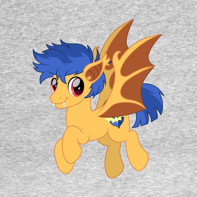 Flash Sentry bat pony redraw by CloudyGlow